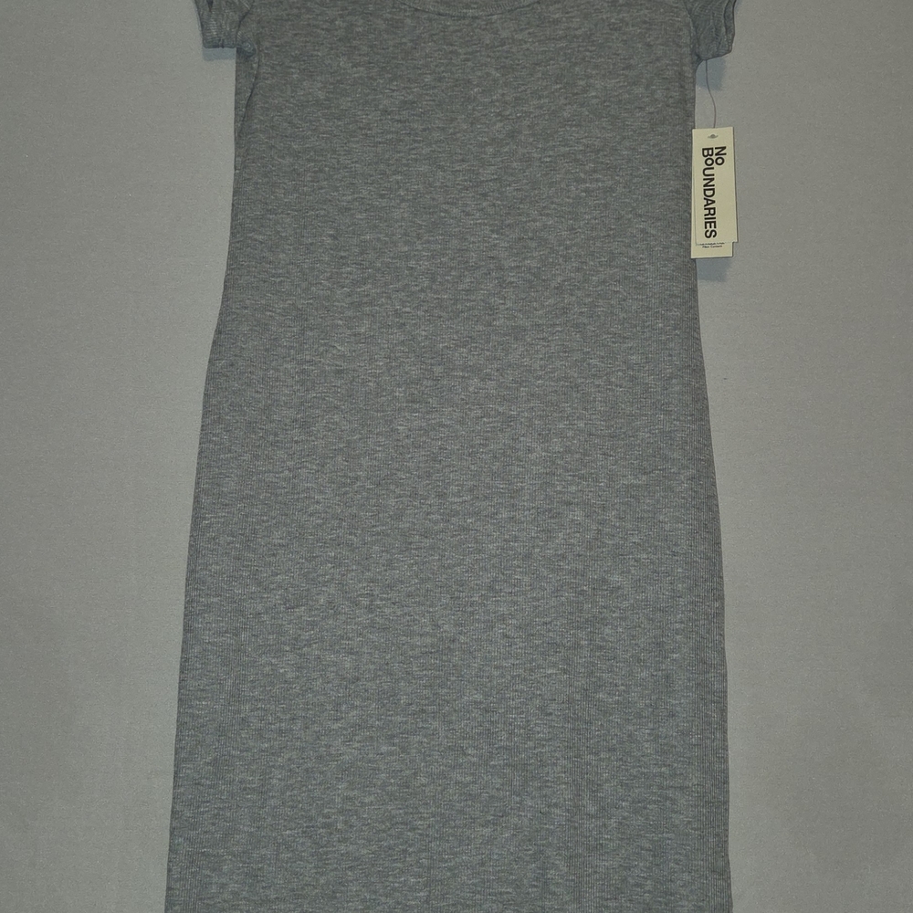 No Boundaries Gray Maxi Dress